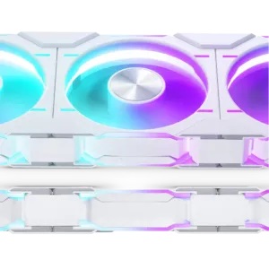 Phanteks D30 PWM Reverse Airflow D-RGB Ventilatore 120 mm Bianco - Confezione da 3 pz