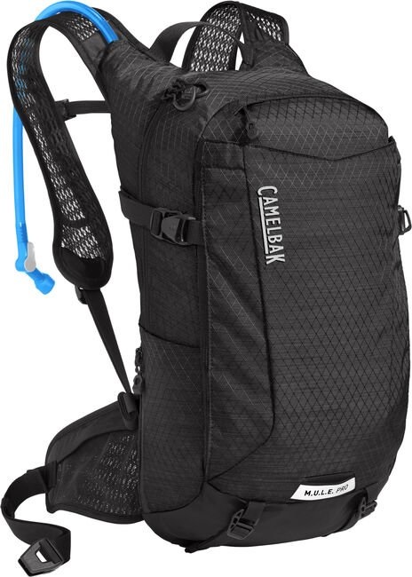 CamelBak Zaino M.U.L.E. Pro 14 Donna con Sacca Idrica da 3L - Nero/Bianco, Taglia Unica