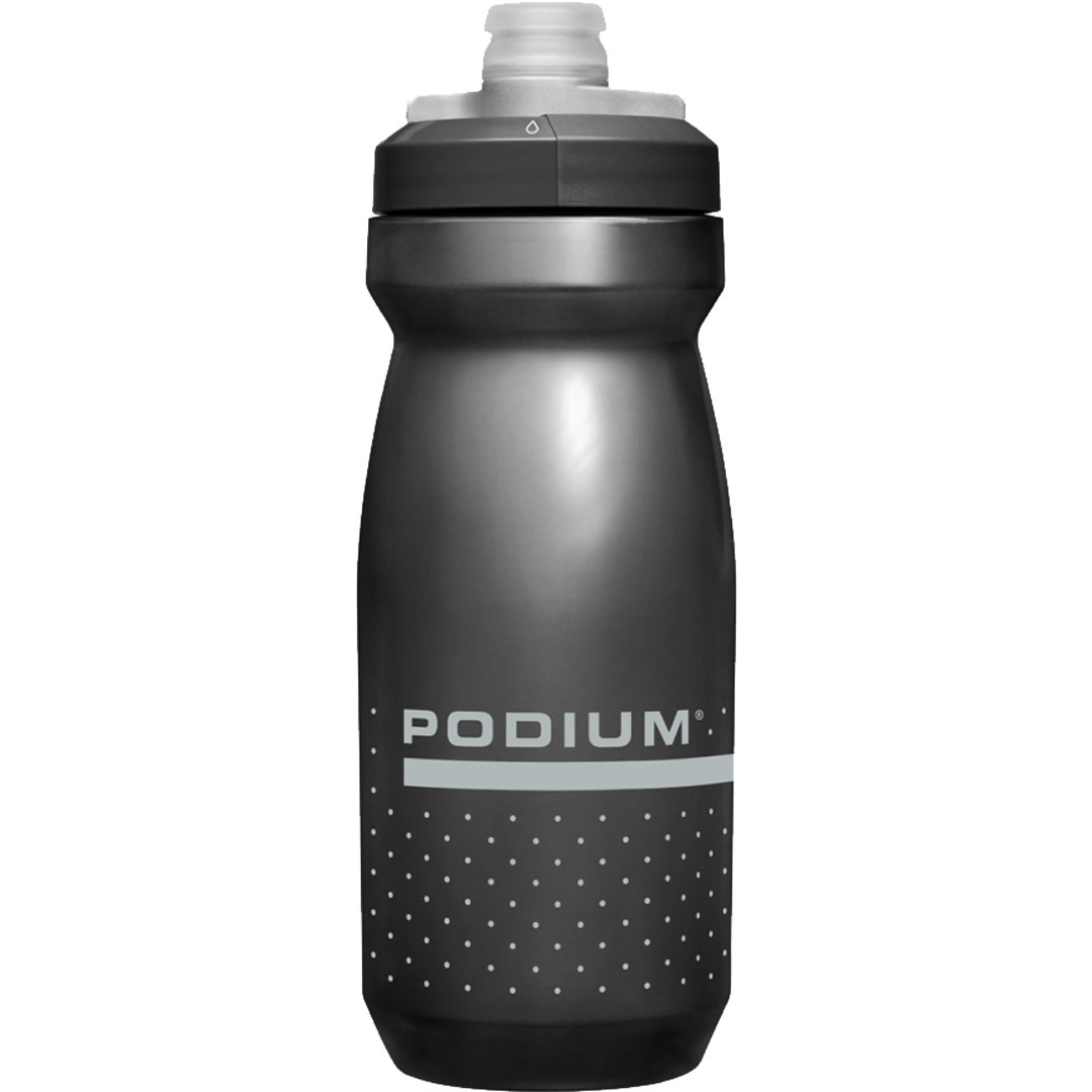 CamelBak Podium Borraccia da Ciclismo 620 ml Nero - Doppia Parete, Tappo Autosigillante, Materiale TruTaste