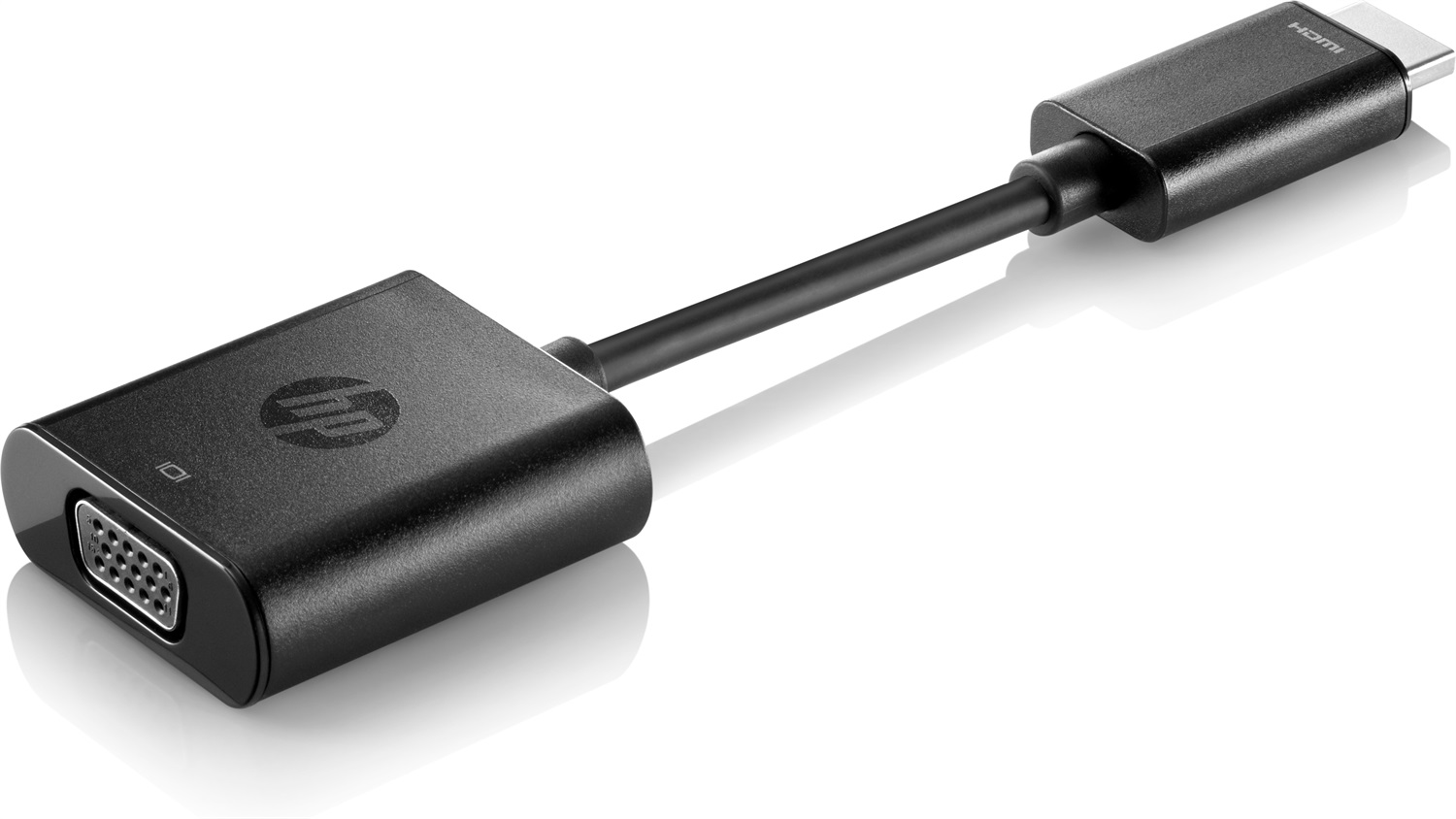 HP Adattatore HDMI/VGA, 0,045 m, HDMI Maschio a VGA Femmina, Nero - Ottimizza la visualizzazione per PC Ultrabook e notebook HP