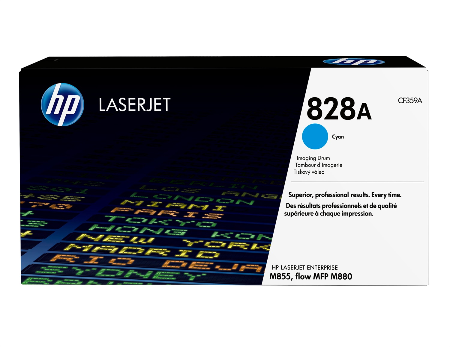 HP 828A Tamburo Originale Ciano CF359A - 30.000 Pagine per Stampanti LaserJet Enterprise M855 e MFP M880