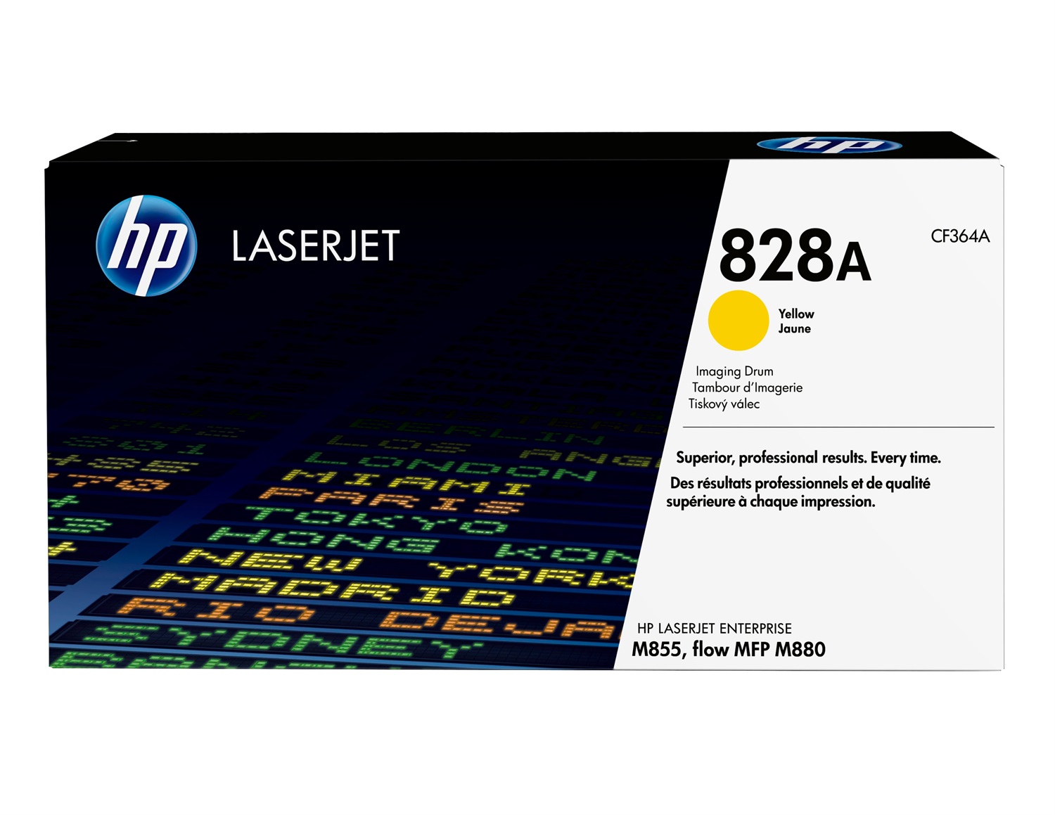 HP 828A Tamburo Giallo Originale CF364A - Stampa Laser fino a 30.000 Pagine per LaserJet M855 e MFP M880