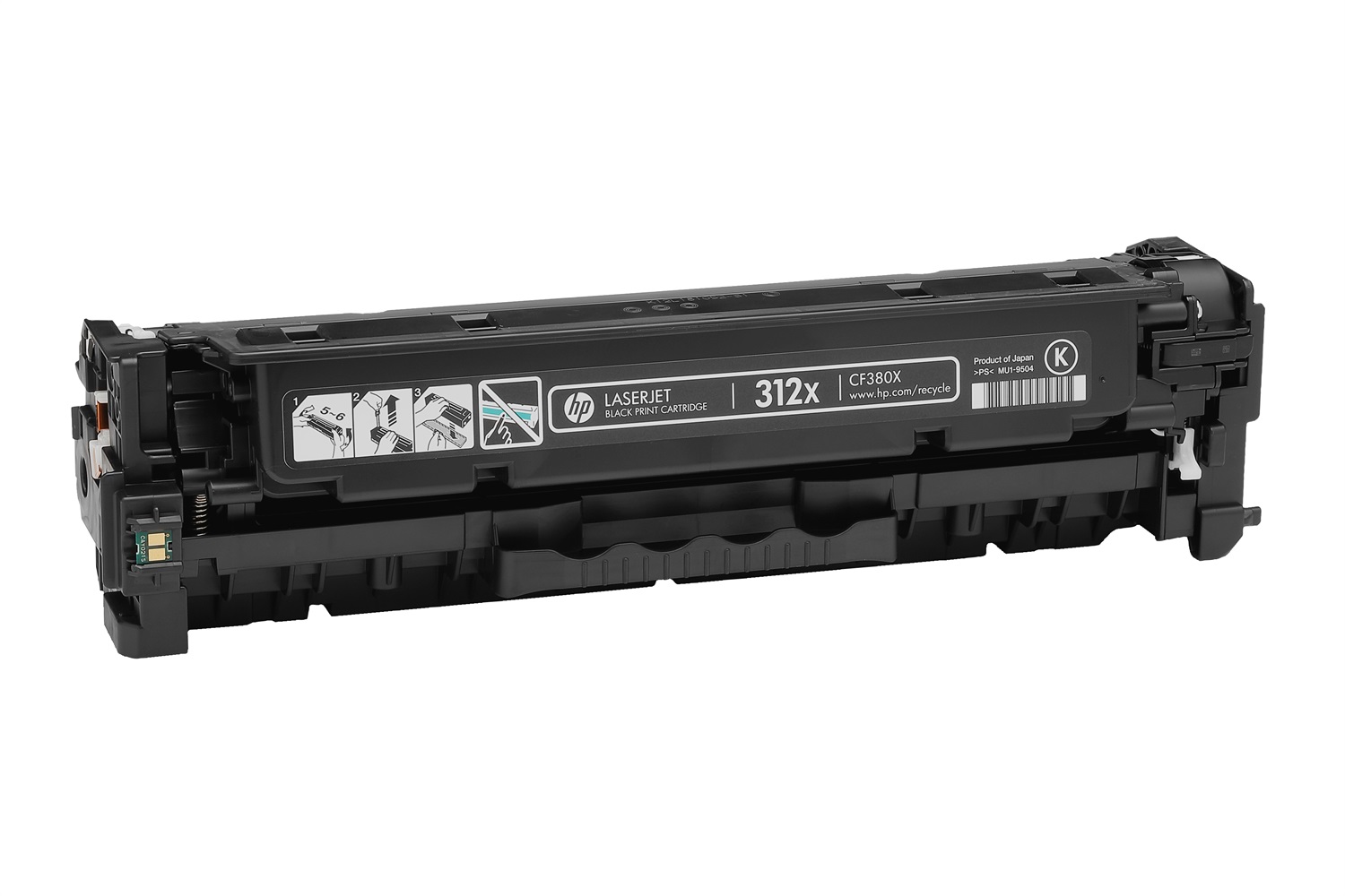 HP Toner Originale CF380X Nero 312X - Alta Capacità, Fino a 4400 Pagine, Compatibile con LaserJet Pro M476DN/DW/NW