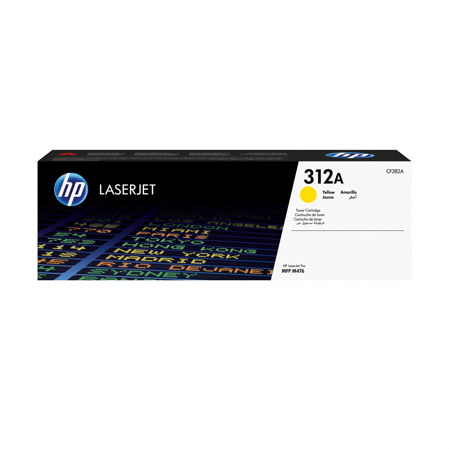 HP Toner Originale Giallo CF382A 312A - 2700 Pagine per LaserJet Pro MFP M476DN/DW/NW
