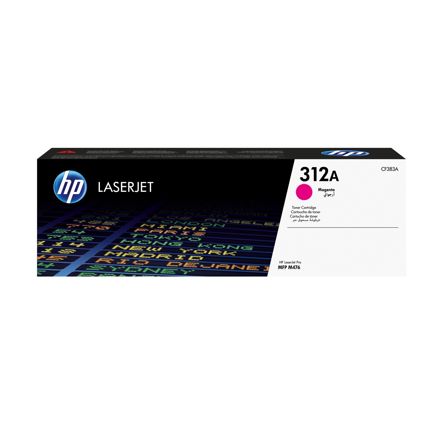 HP Toner Originale Magenta CF383A 312A - 2700 Pagine per LaserJet Pro M476DN/DW/NW
