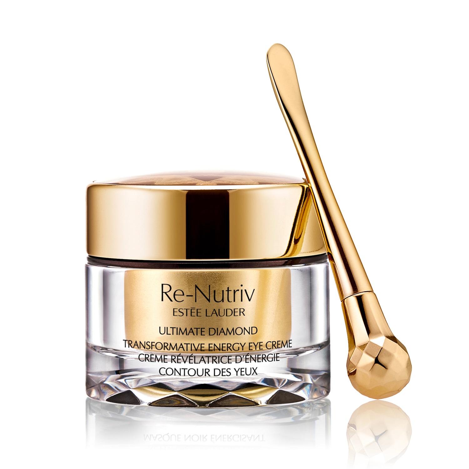 Estée Lauder Re-Nutriv Ultimate Diamond Transformative Energy Eye Creme 15 ml - Crema Contorno Occhi Antirughe con Tartufo Nero Black Diamond