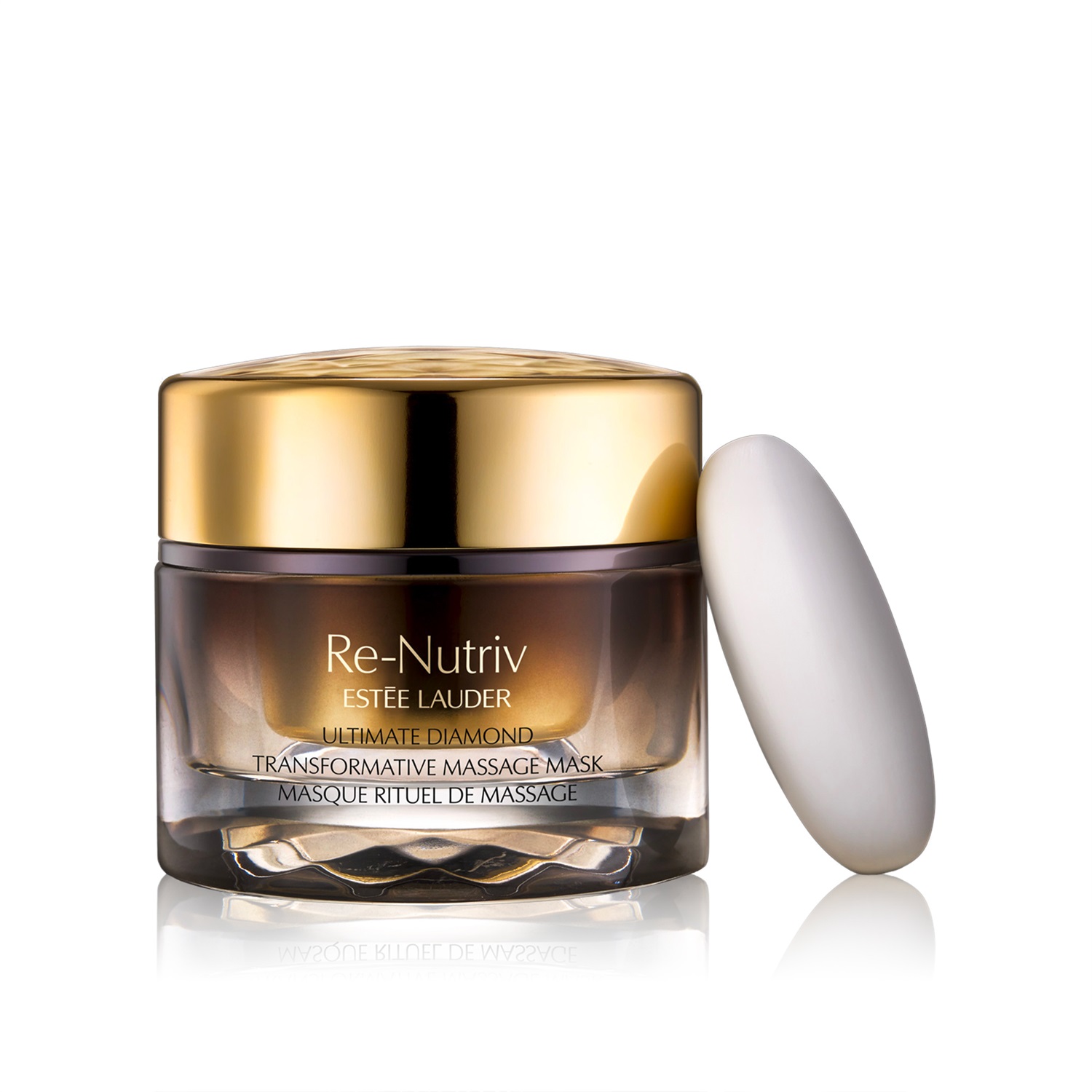 Estée Lauder Re-Nutriv Ultimate Diamond Transformative Thermal Ritual Massage Mask 50ml - Maschera antiage con estratto di Tartufo Nero e pietra Warming Stone