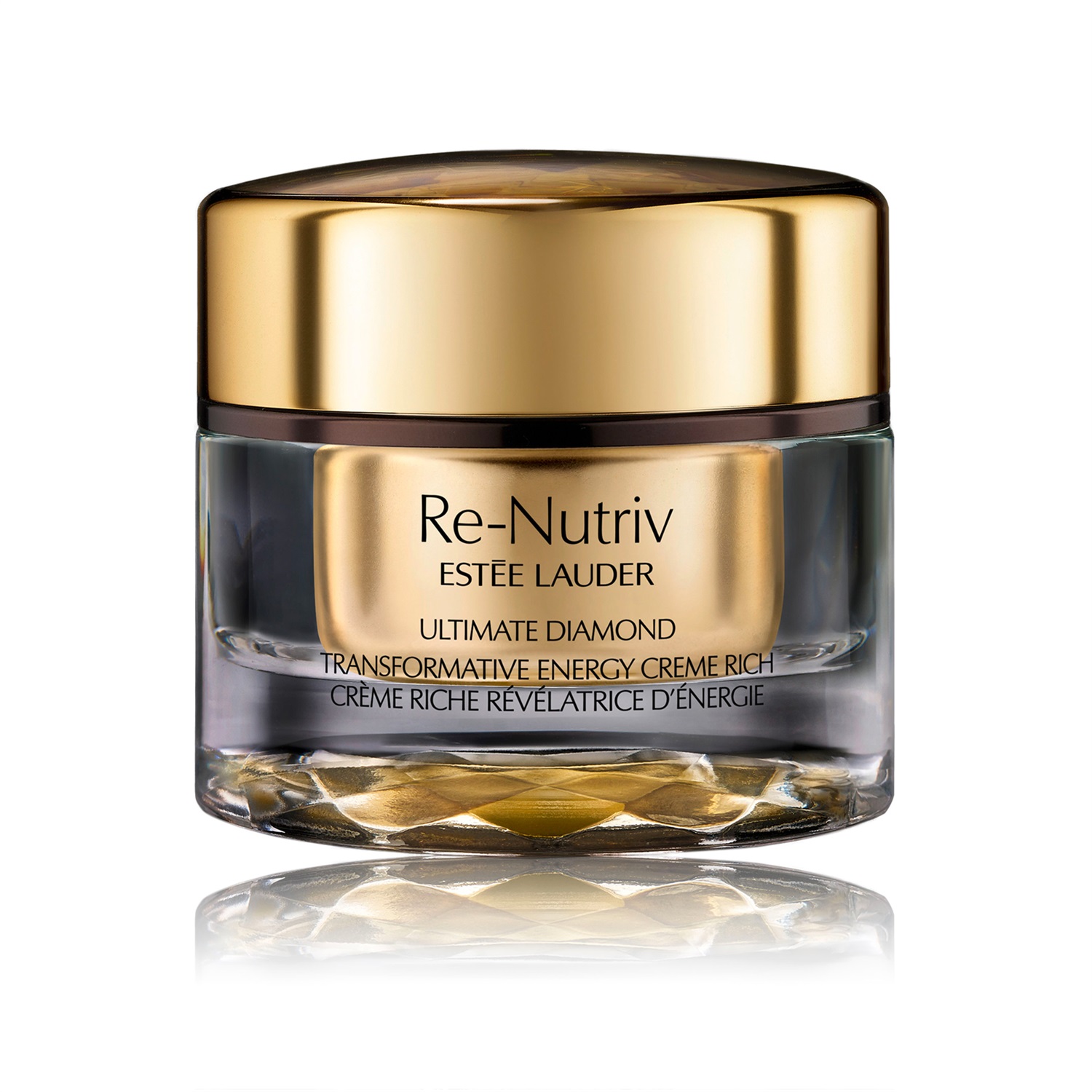 Estée Lauder Re-Nutriv Ultimate Diamond Transformative Energy Creme Rich 50 ml - Crema Idratante Anti-invecchiamento con Tartufo Black Diamond