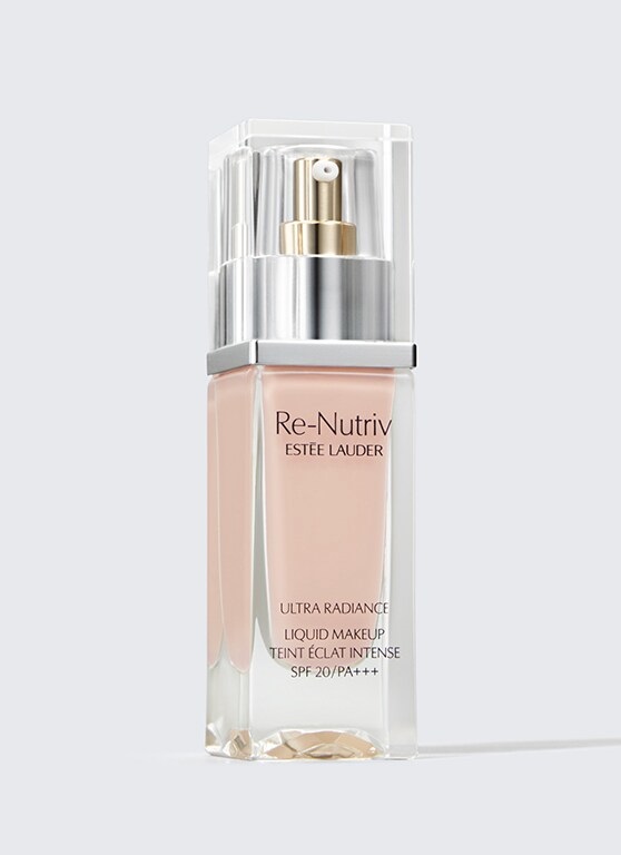 Estée Lauder Re-Nutriv Ultra Radiance Liquid Makeup SPF 20 1C1 Cool Bone 30 ml - Fondotinta Liquido Idratante e Levigante con Finish Luminoso
