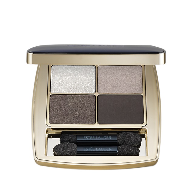 Estée Lauder Pure Color Envy Luxe EyeShadow Quad 05 Grey Haze - Palette Ombretti con 4 Colori Super Pigmentati, Finish Opaco e Metallico