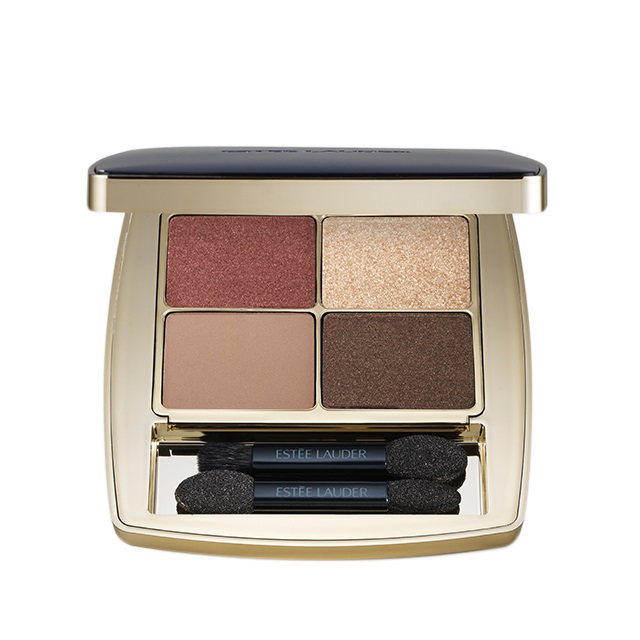 Estée Lauder Pure Color Envy Luxe EyeShadow Quad 07 Boho Rose - Palette Ombretti 6g con 4 Colori, Finish Opaco, Metallico e Satinato