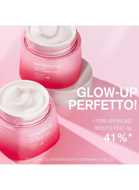 Estée Lauder Nutritious Melting Soft Creme / Mask 50 ml - Crema idratante e maschera 2 in 1 per pelle equilibrata, riduce pori e rossori
