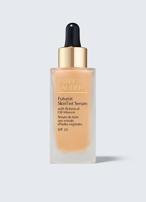 Estée Lauder Futurist SkinTint Serum Foundation 1W1 Bone - Fondotinta Trattante con SPF 20, Finish Naturale e Luminoso, 30 ml