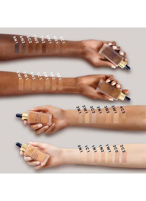 Estée Lauder Futurist SkinTint Serum Foundation 1W1 Bone - Fondotinta Trattante con SPF 20, Finish Naturale e Luminoso, 30 ml