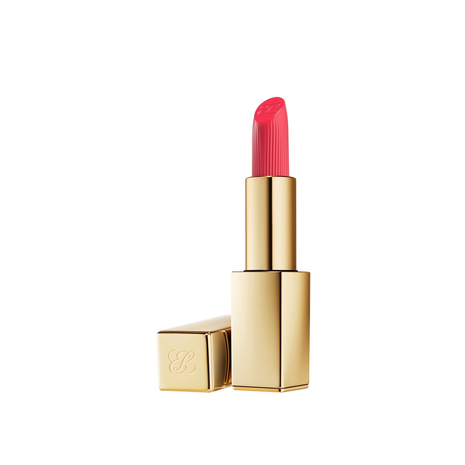 Estée Lauder Pure Color Lipstick 320 Defiant Coral - Rossetto a Lunga Tenuta 3.5g con Copertura Totale e Benefici Nutrienti
