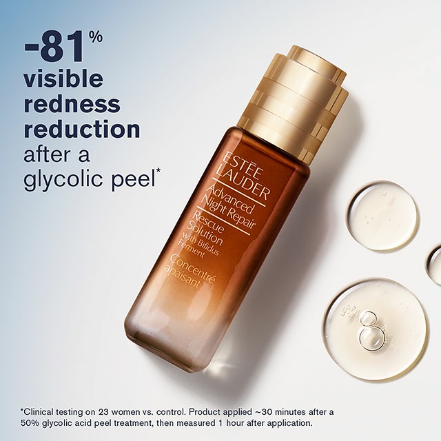 Estée Lauder Advanced Night Repair Rescue Solution Serum 20 ml - Siero lenitivo per pelli sensibili con 15% di Bifidus Ferment