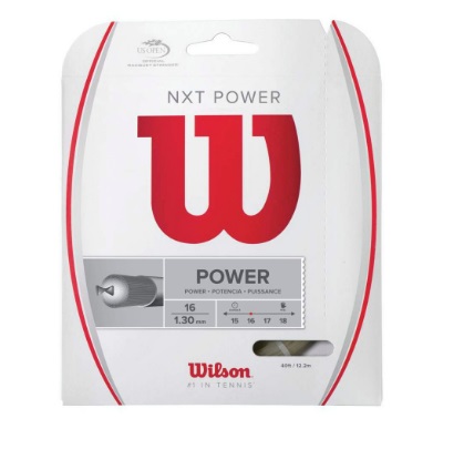 Wilson NXT Power Corda da Tennis 1,30 mm - 12,2 m in Microfibra Xycro e Poliuretano