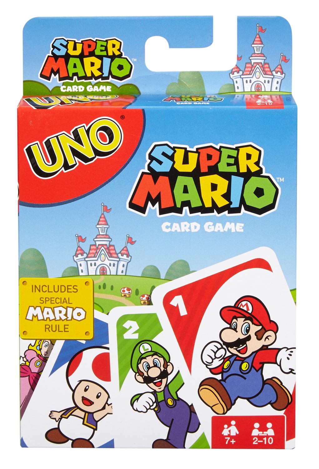 Mattel UNO Super Mario - Gioco di Carte per Famiglie e Bambini, 112 Carte, 2-10 Giocatori, Età 7