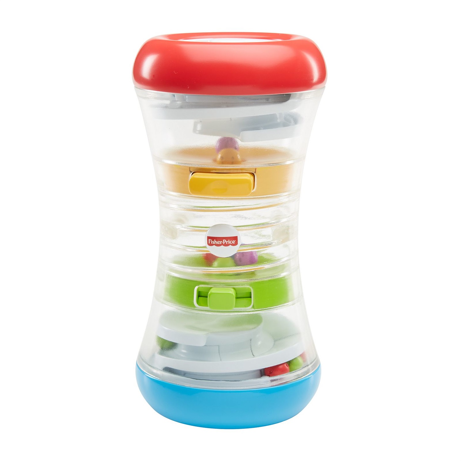 Fisher-Price Torre Rotola e Gattona 3 in 1 - Gioco da seduti, Pallina che gira, Attività di gattonamento