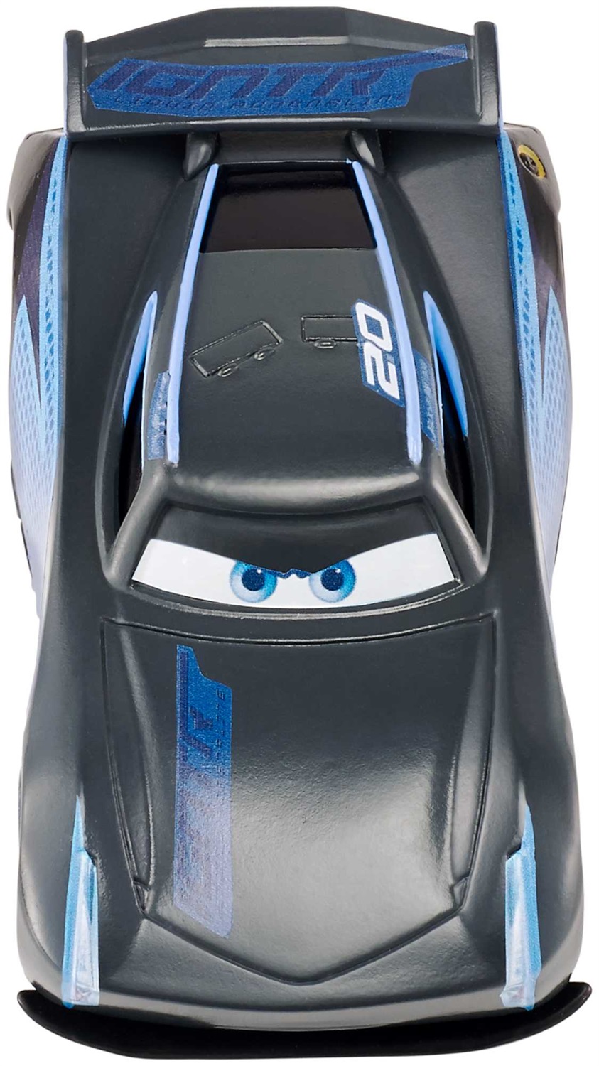 Mattel Jackson Storm Veicolo in Metallo 1:55 - Ispirato a Cars 3, Colore Nero/Blu, Licenza Originale Disney