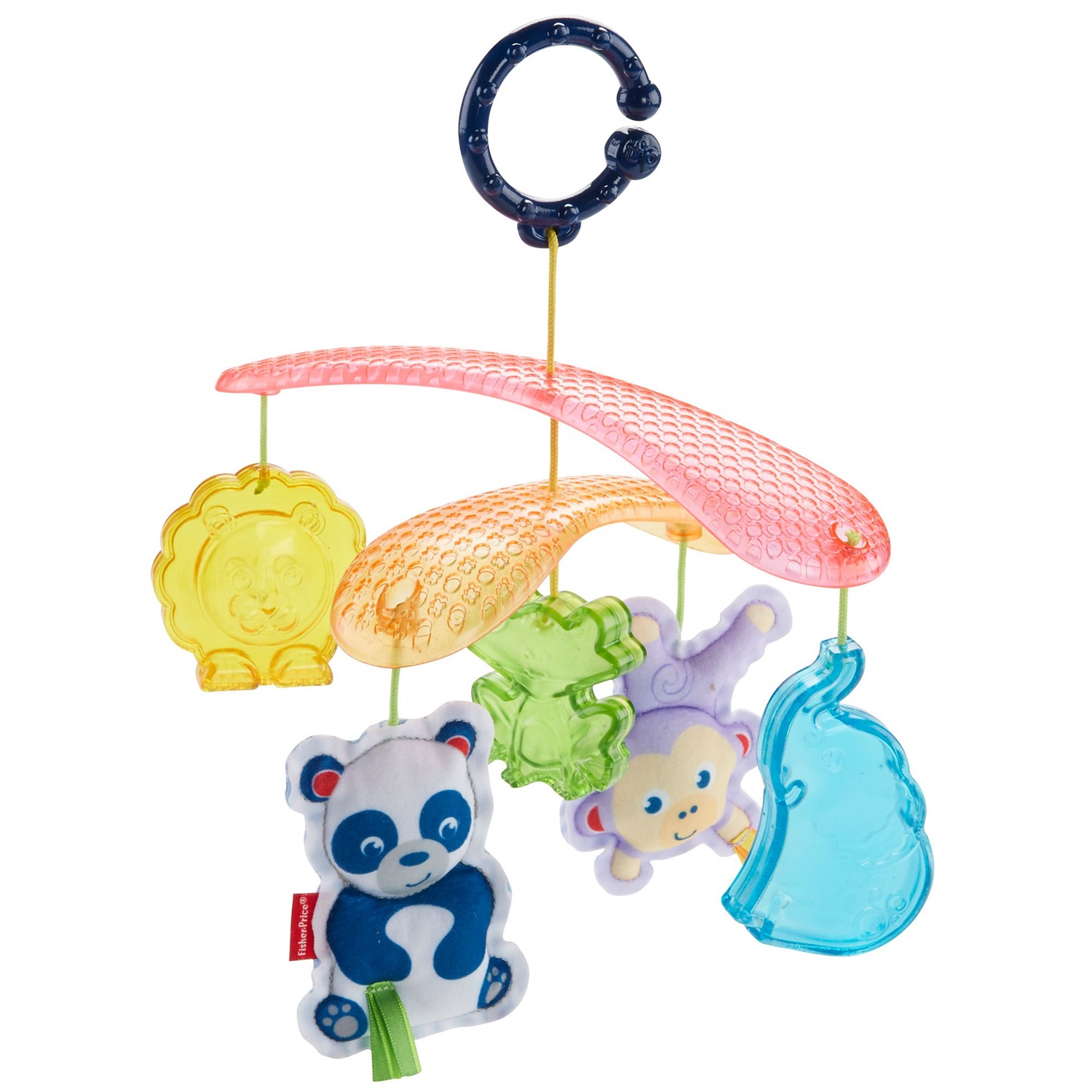 Fisher-Price DYW54 Giostrina degli Animaletti da Passeggio per Neonati - 5 Giocattoli Sospesi