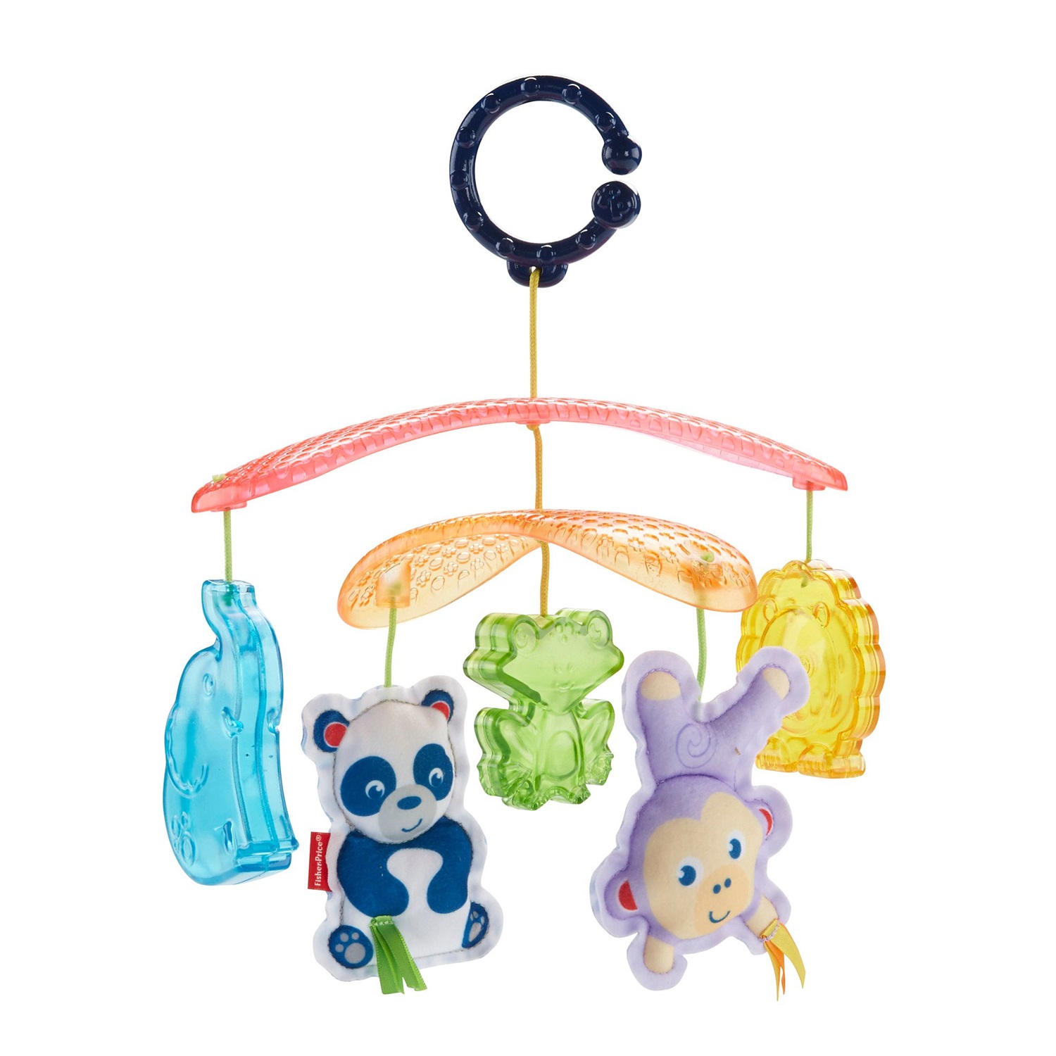 Fisher-Price DYW54 Giostrina degli Animaletti da Passeggio per Neonati - 5 Giocattoli Sospesi