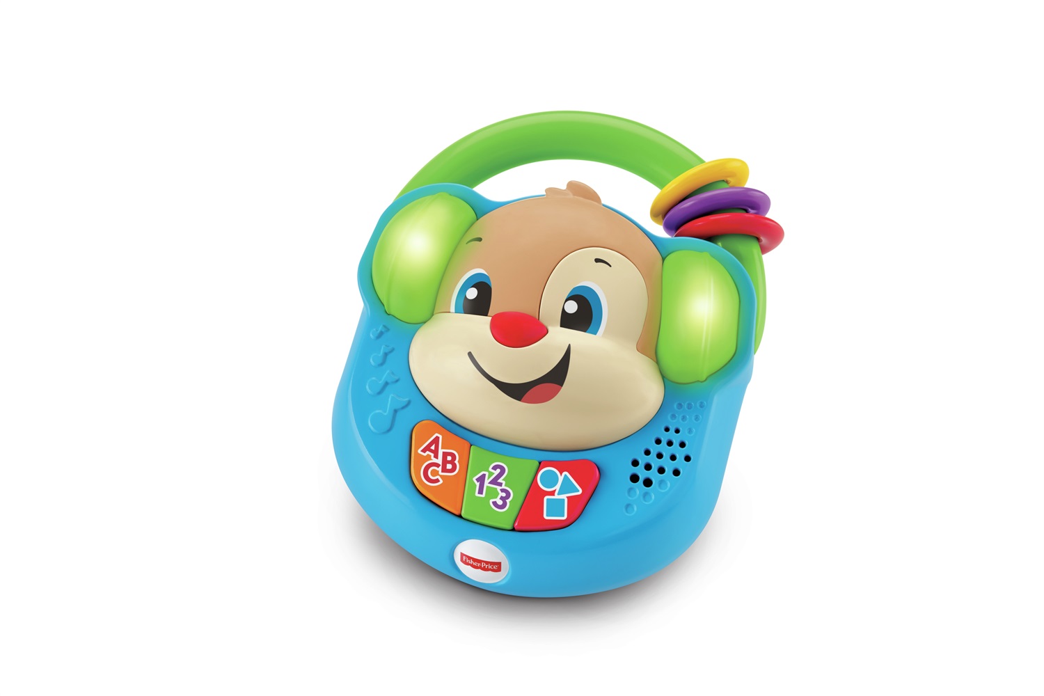 Fisher-Price Lettore Musicale Canta e Impara - Giocattolo Elettronico per Bambini 6-36 Mesi, Introduzione a Alfabeto, Numeri, Forme e Colori