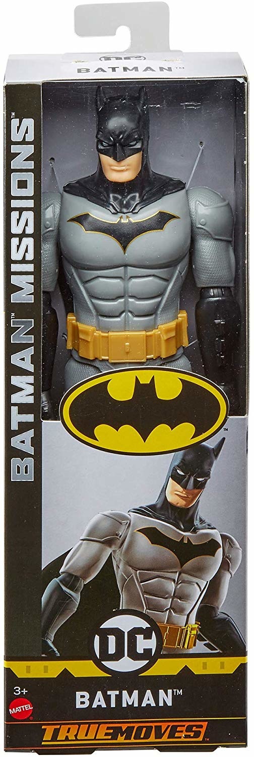 DC Comics Batman Articolato 30 cm - Figura con Tuta Potenziata e 11 Punti di Articolazione