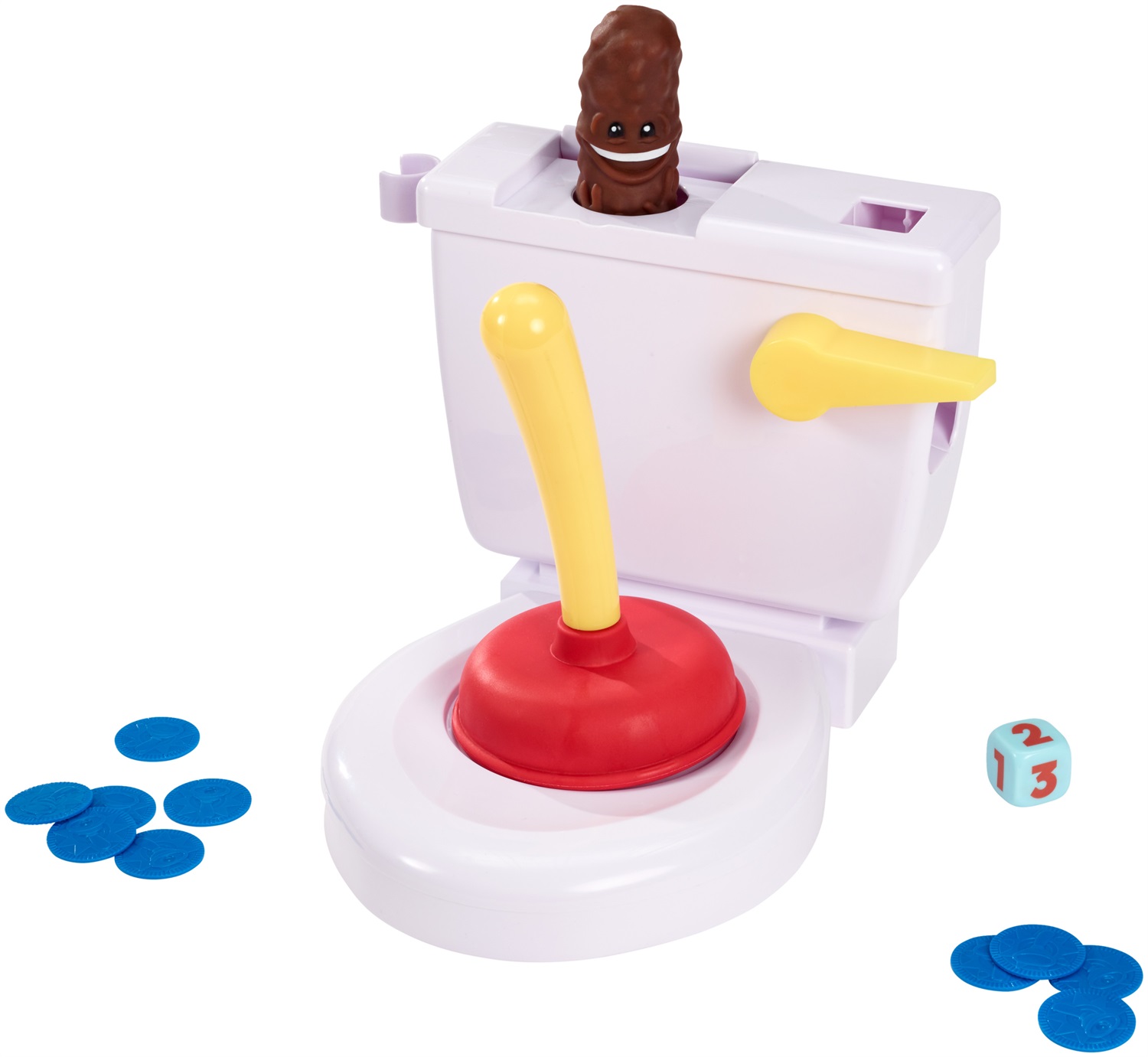 Mattel Acchiappa La Cacca - Gioco da Tavolo con Toilet Incluso per Bambini 5 Anni
