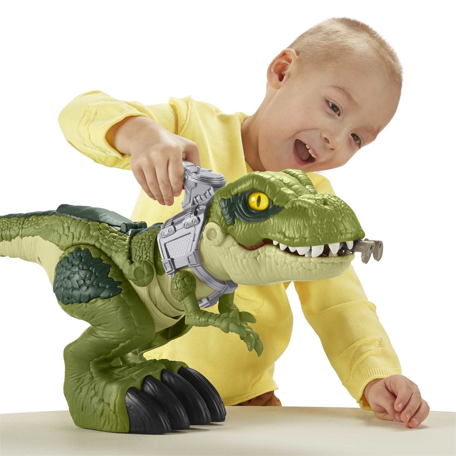 Fisher-Price Imaginext GBN14 Dinosauro T-Rex Action Figure con bocca mobile - Giocattolo per bambini 3 anni