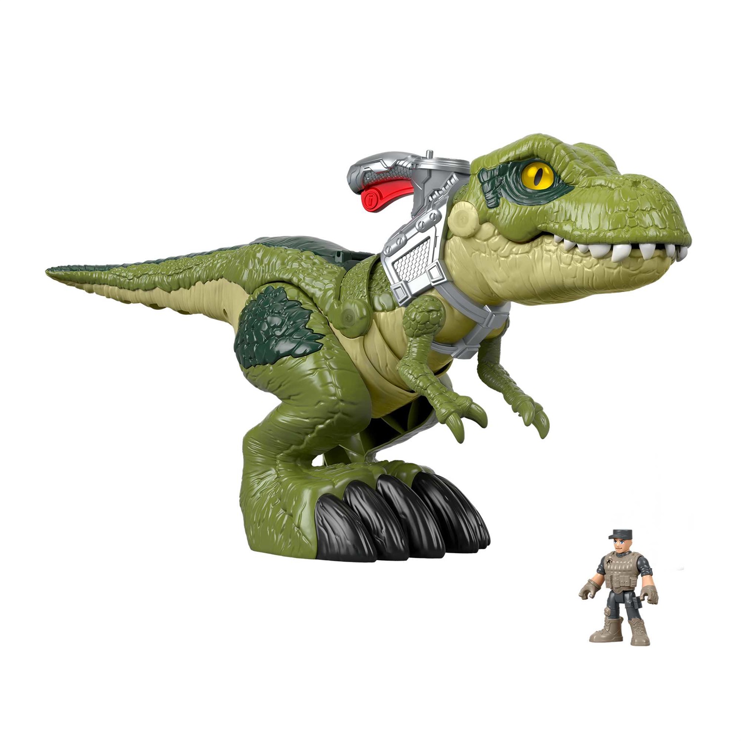Fisher-Price Imaginext GBN14 Dinosauro T-Rex Action Figure con bocca mobile - Giocattolo per bambini 3 anni