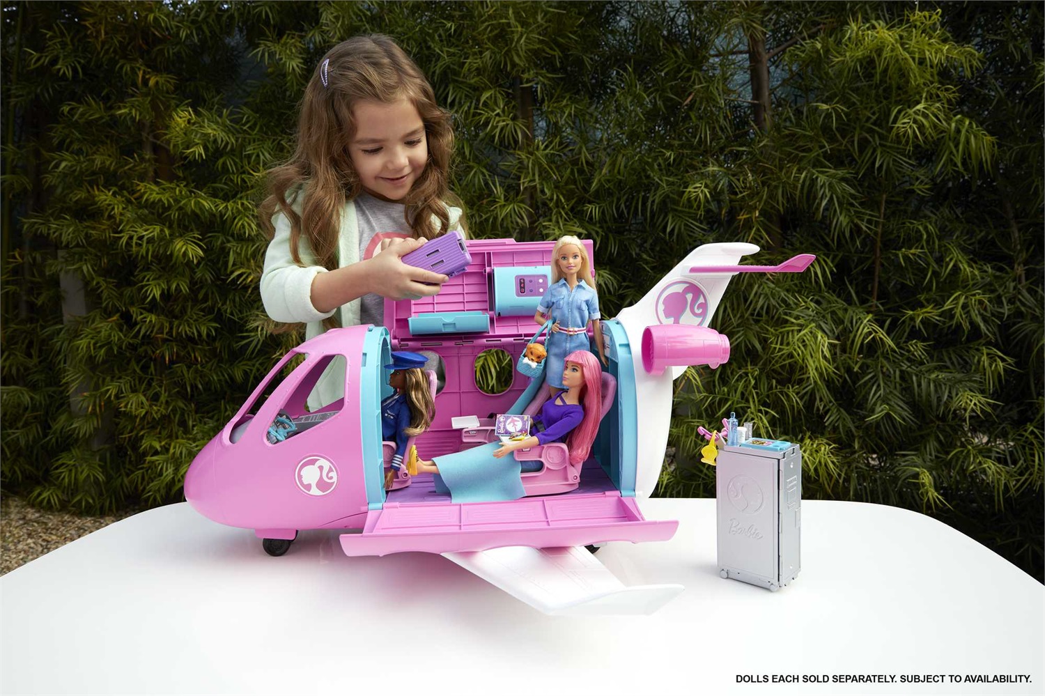 Mattel Aereo dei Sogni Barbie - Playset Veicolo e Accessori, 15 pezzi, Bambola Non Inclusa, Giocattolo per Bambini 3 Anni
