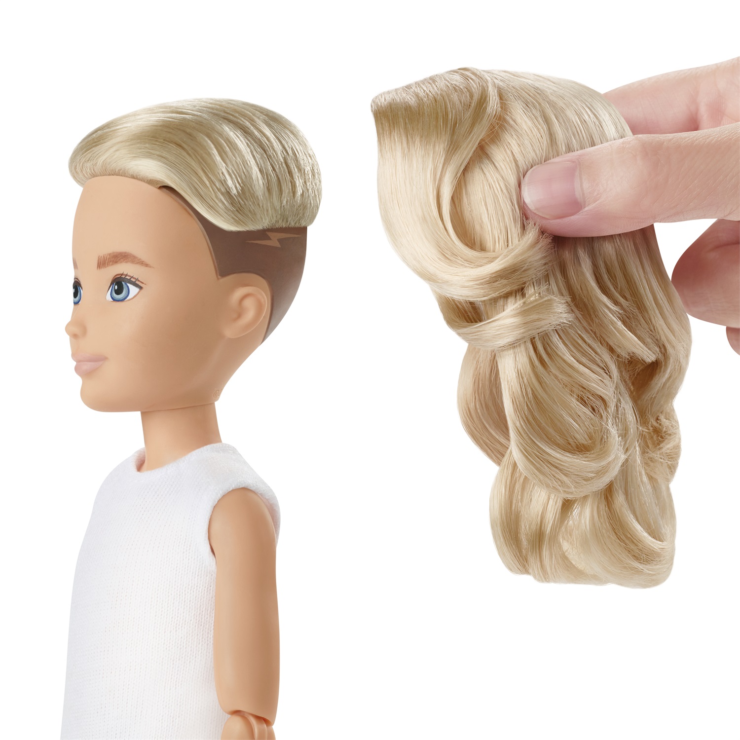 Mattel Creatable World Kit Deluxe Bambola Personalizzabile con Capelli Biondi Mossi e Accessori - DC-414