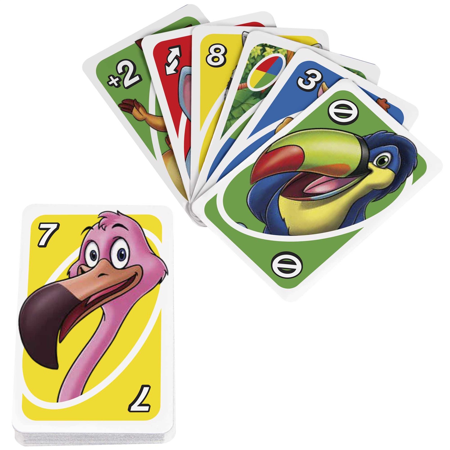 Mattel Games Uno Junior - Gioco di Carte per Bambini, 45 Carte, Adatto per 3 Anni, con Carte Speciali