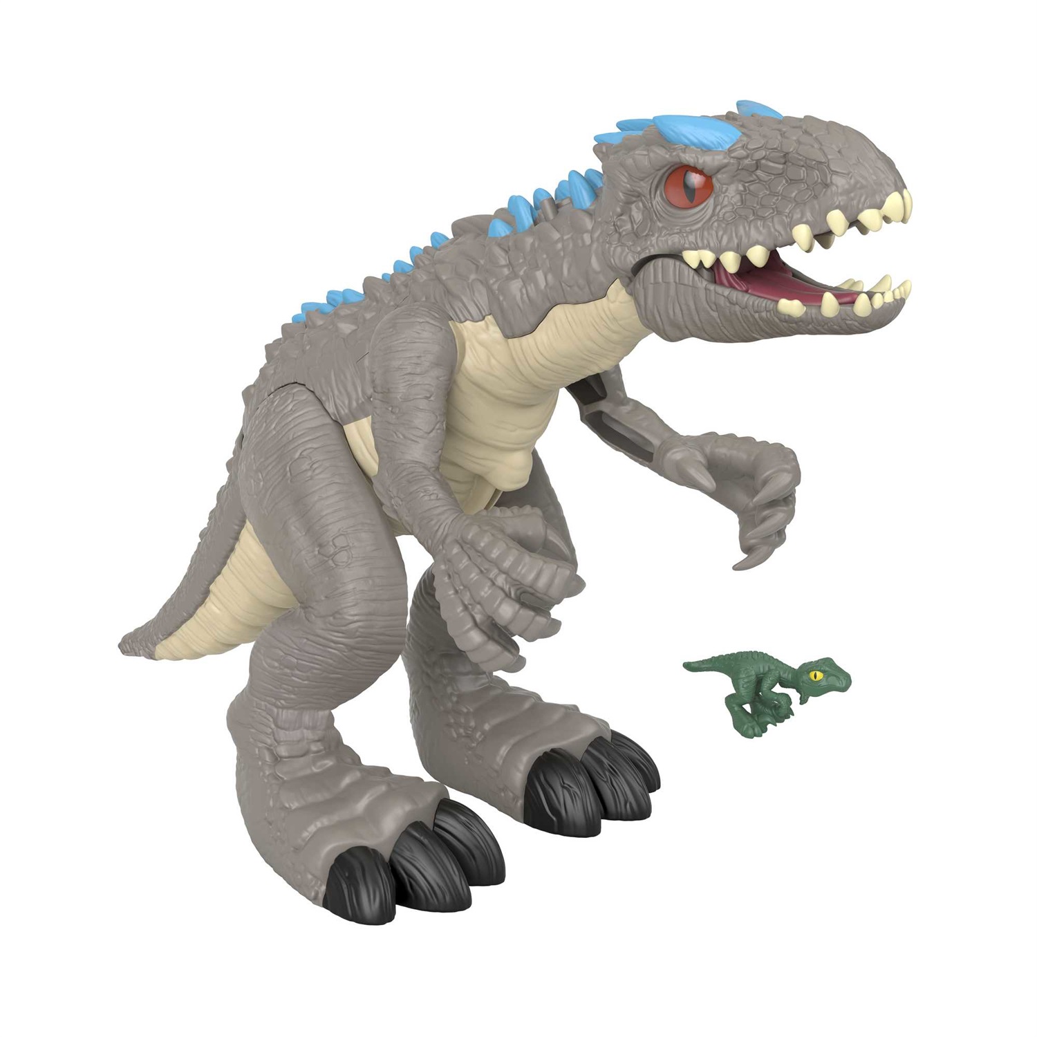 Fisher-Price Imaginext Dinosauro Indominus Rex - Giocattolo Morde e Si Muove per Bambini 3 Anni, GMR16