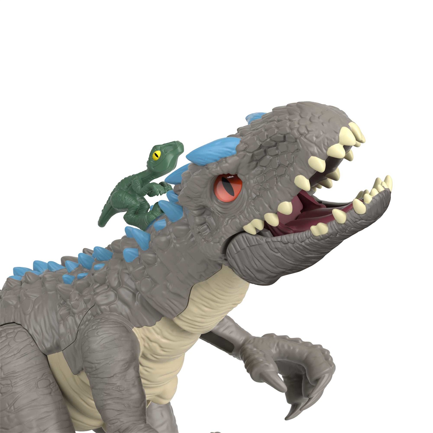 Fisher-Price Imaginext Dinosauro Indominus Rex - Giocattolo Morde e Si Muove per Bambini 3 Anni, GMR16