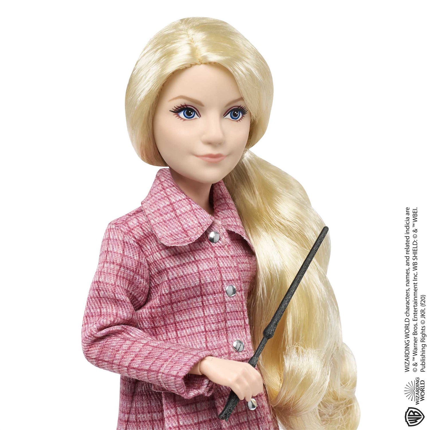 Mattel Harry Potter - Personaggio Articolato Luna Lovegood con Bacchetta, Giocattolo da Collezione per Bambini 6 Anni