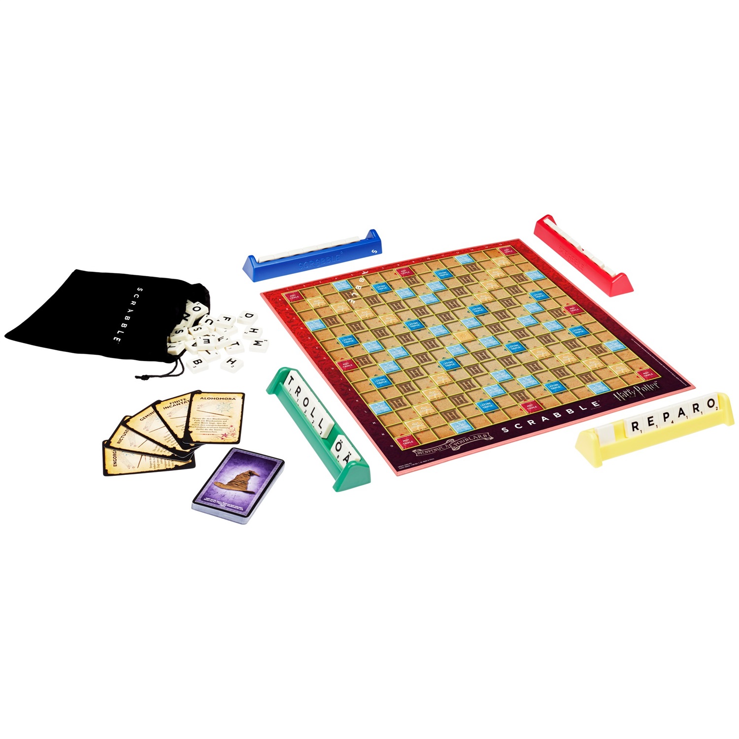 Mattel Games Scrabble Harry Potter - Gioco da tavolo per 2 a 4 giocatori, età 10
