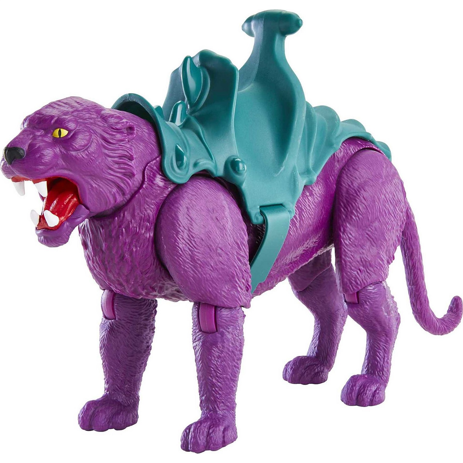 Mattel Masters of the Universe Origins Panthor Action Figure Snodato con Corazza e Accessori - Giocattolo per Bambini 6 Anni, GVN49