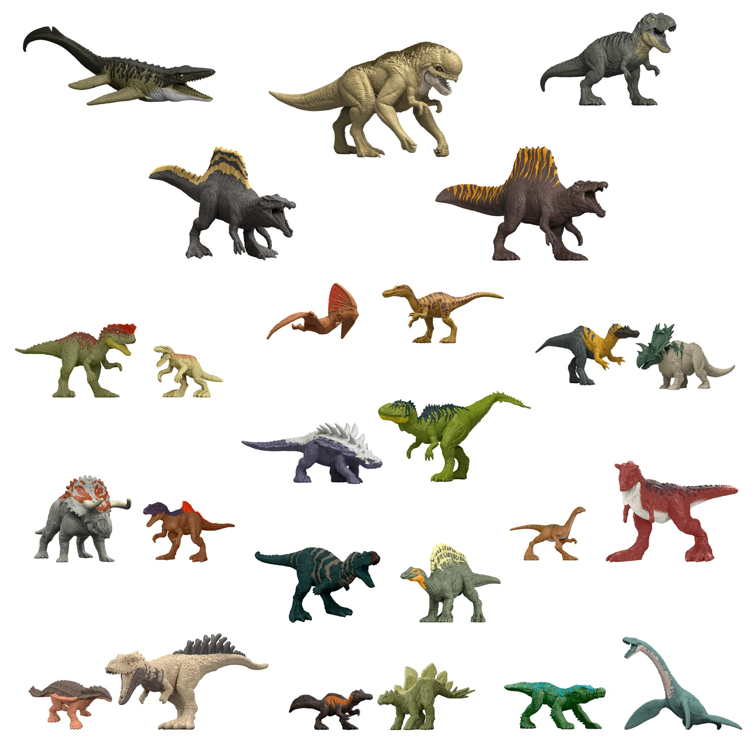Jurassic World Mini Dinosauri Assortimento - Giocattolo Collezionabile con 1 Punto di Articolazione, Dettagli Autentici, per Bambini 3 Anni