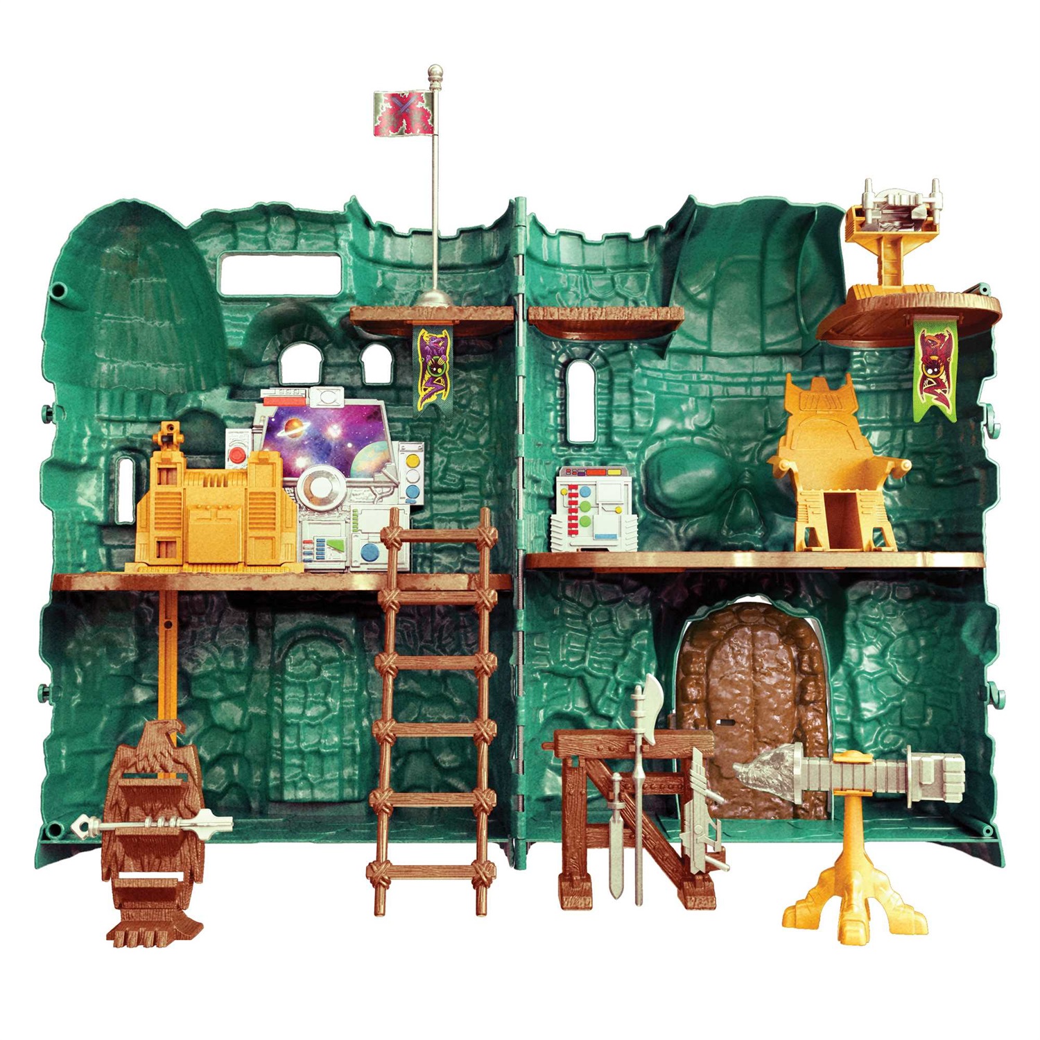 Mattel Masters of the Universe Origins Castello di Grayskull Playset GXP44 con Personaggio Sorceress e Accessori