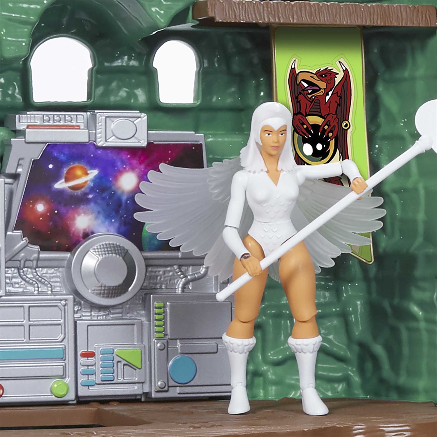Mattel Masters of the Universe Origins Castello di Grayskull Playset GXP44 con Personaggio Sorceress e Accessori