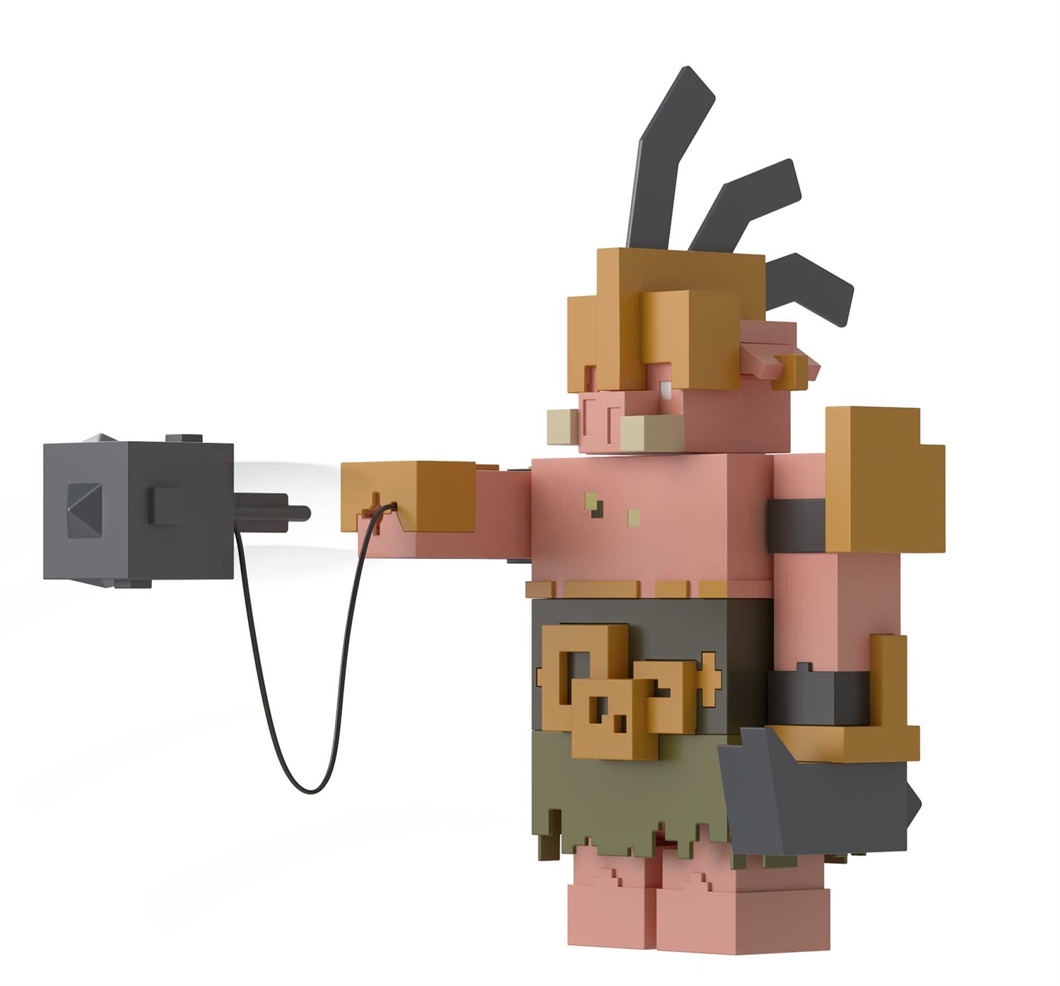 Mattel Action Figure Guardiano del Portale Minecraft Legends - Alta più di 8 cm, con mossa di attacco e accessorio, giocattolo per bambini 6 anni