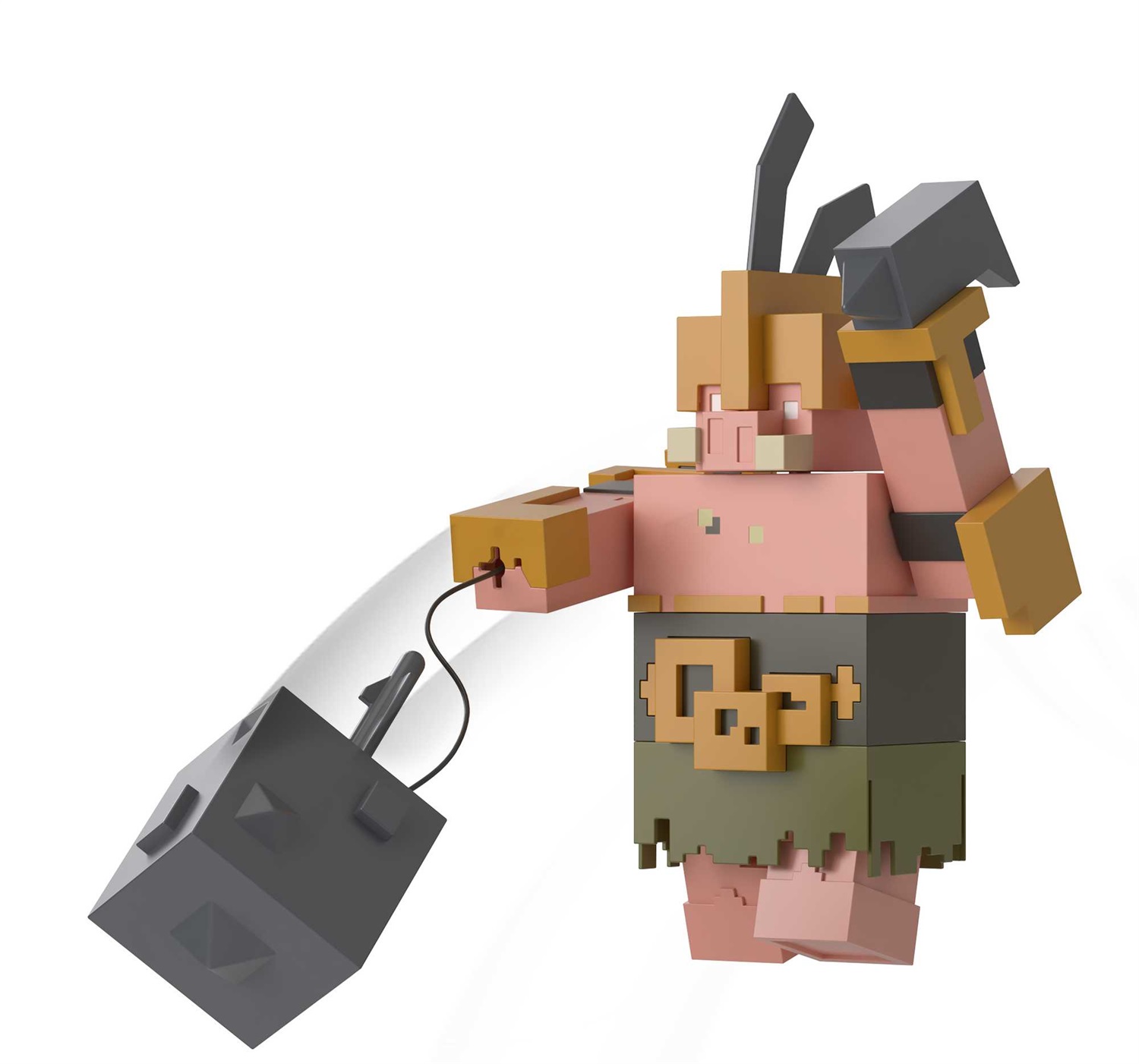 Mattel Action Figure Guardiano del Portale Minecraft Legends - Alta più di 8 cm, con mossa di attacco e accessorio, giocattolo per bambini 6 anni