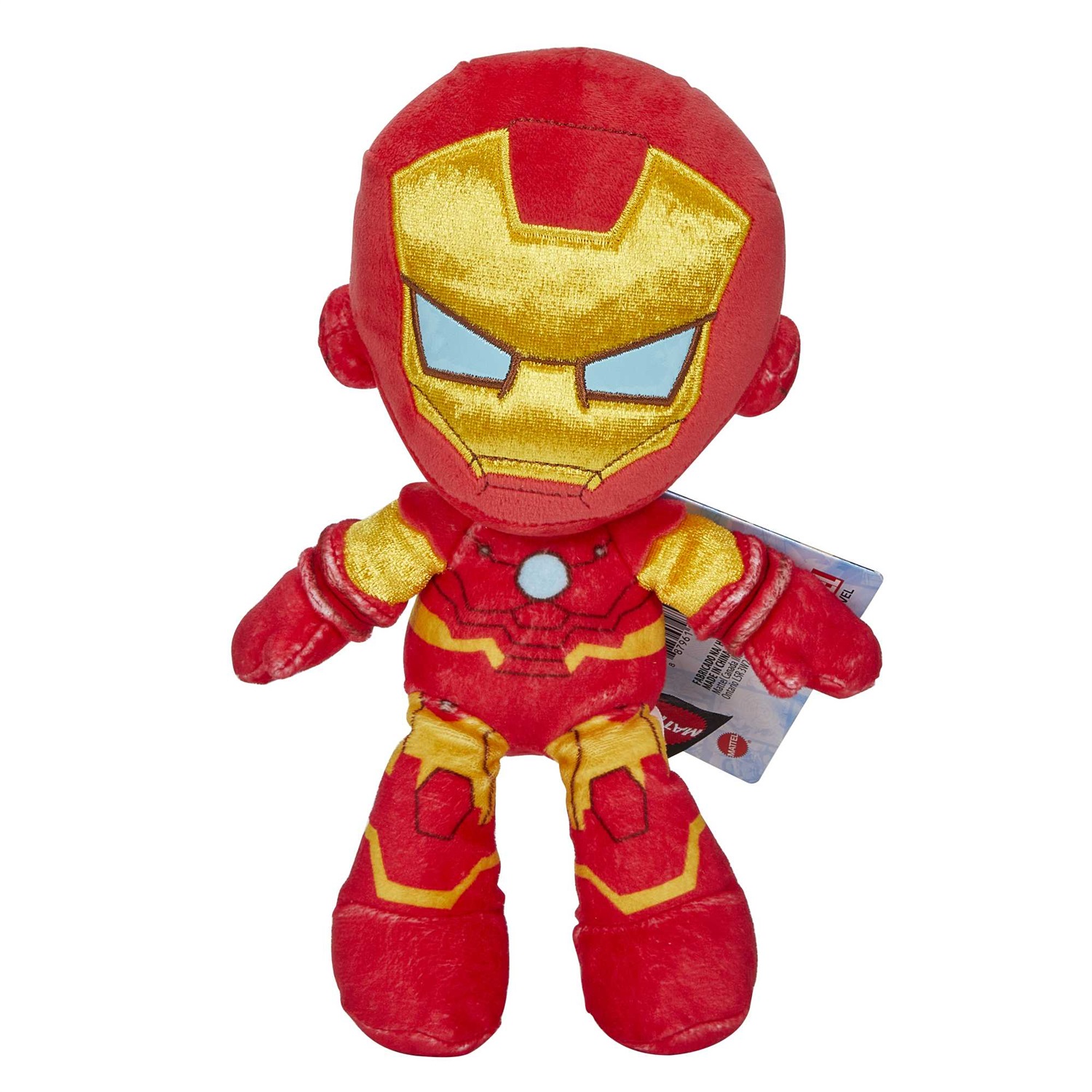 Mattel Peluche Marvel Comics: Iron Man 20 cm - Giocattolo in Poliestere per Bambini 3 Anni