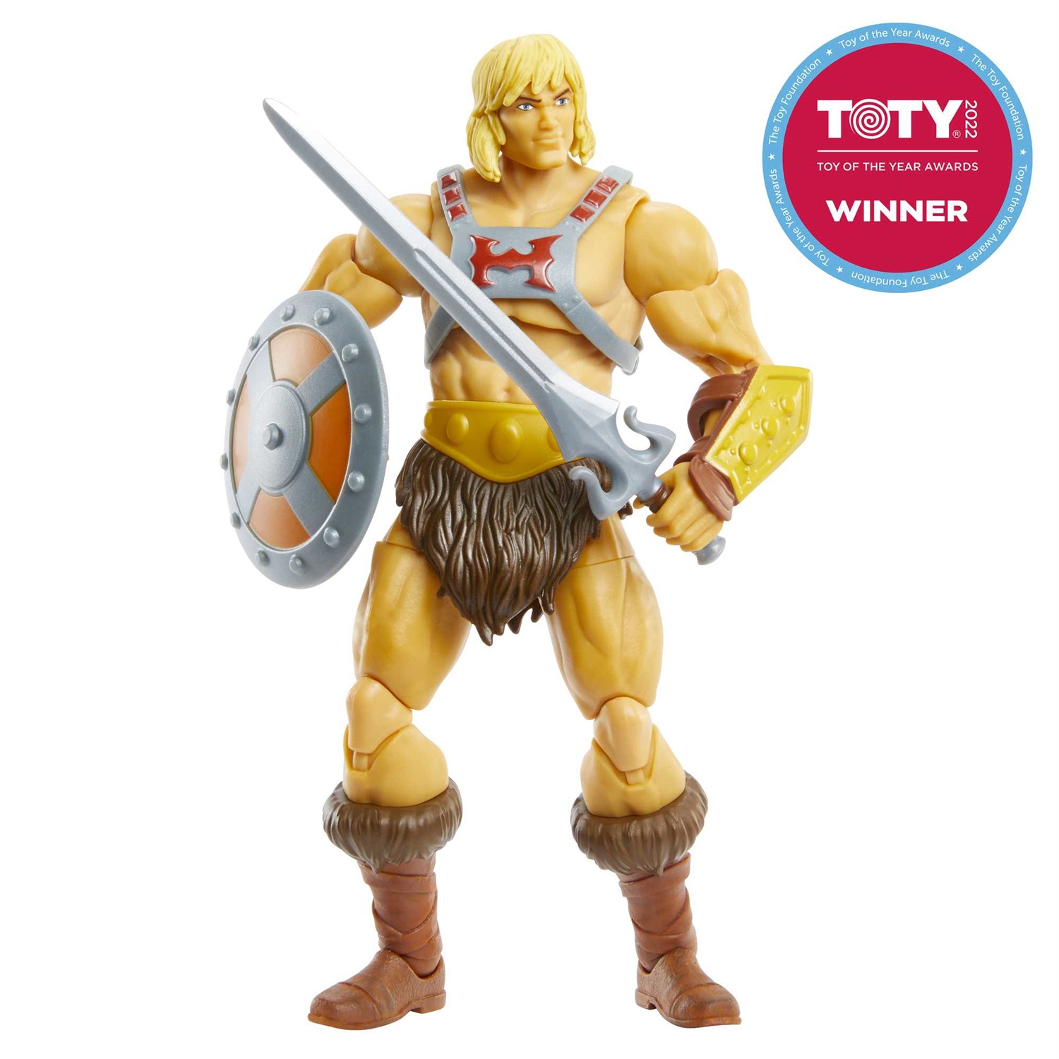 Mattel He-Man Action Figure 18cm - Masters of the Universe Masterverse Revelation, Giocattolo da Collezione per Bambini 6 e Adulti, GYV09