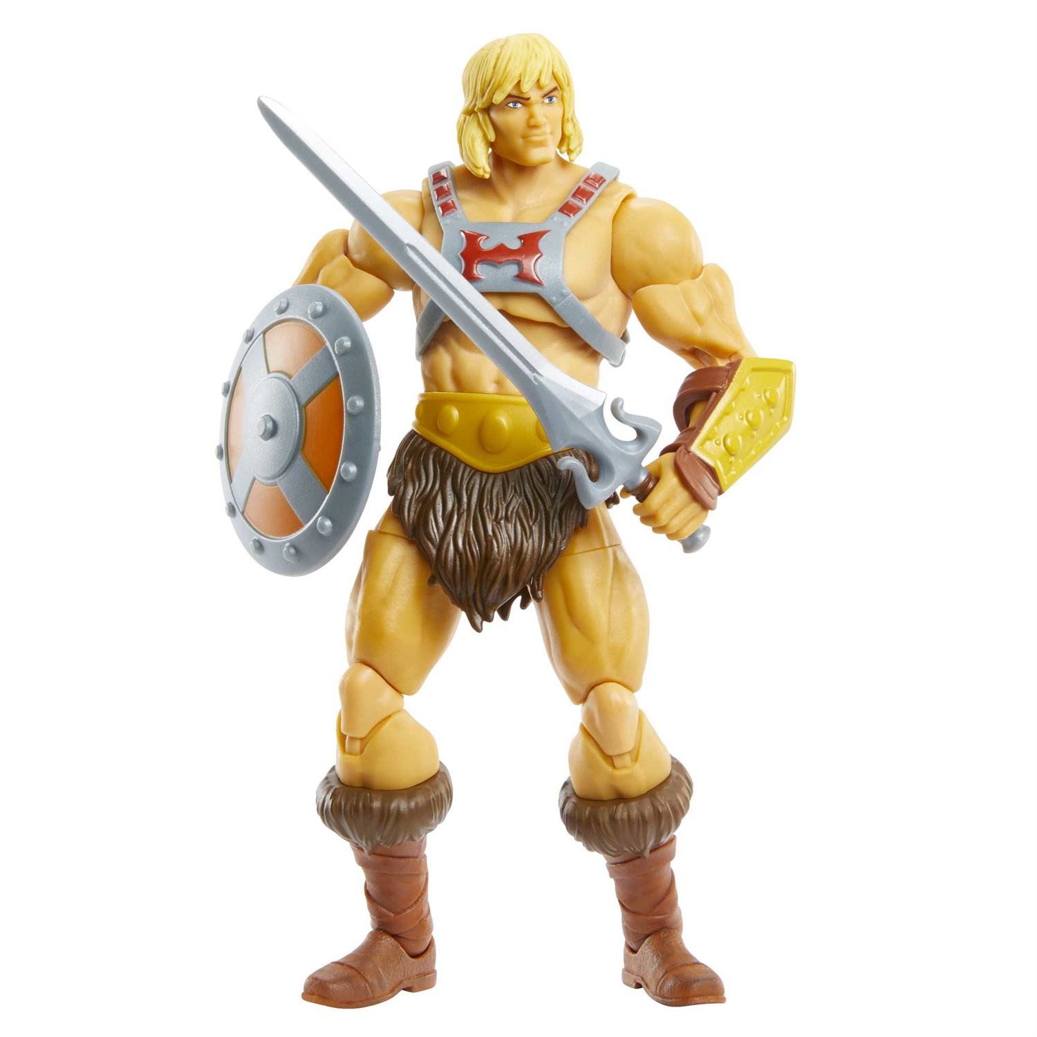 Mattel He-Man Action Figure 18cm - Masters of the Universe Masterverse Revelation, Giocattolo da Collezione per Bambini 6 e Adulti, GYV09