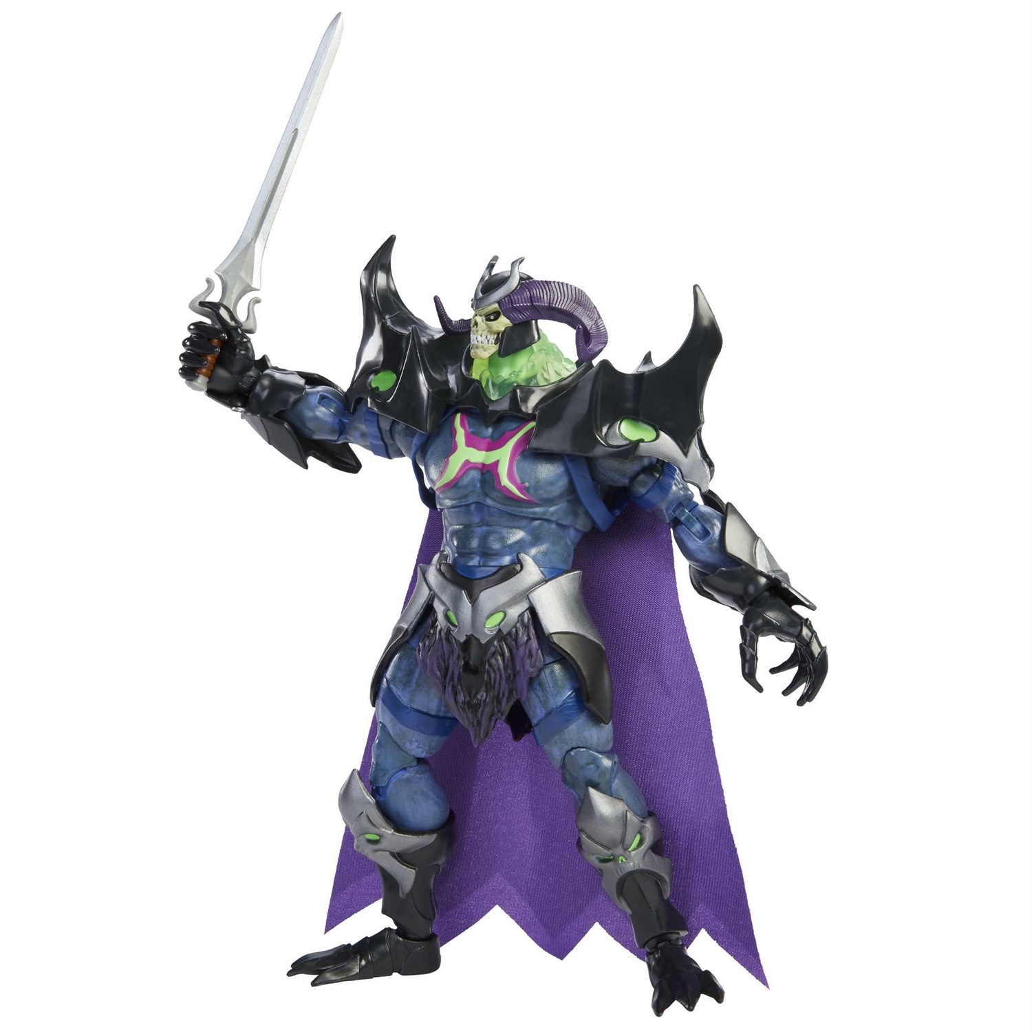 Mattel Masters of the Universe Skeletor Action Figure 9-Inch, 30 Punti di Articolazione, Giocattolo e Collezione per Bambini e Adulti