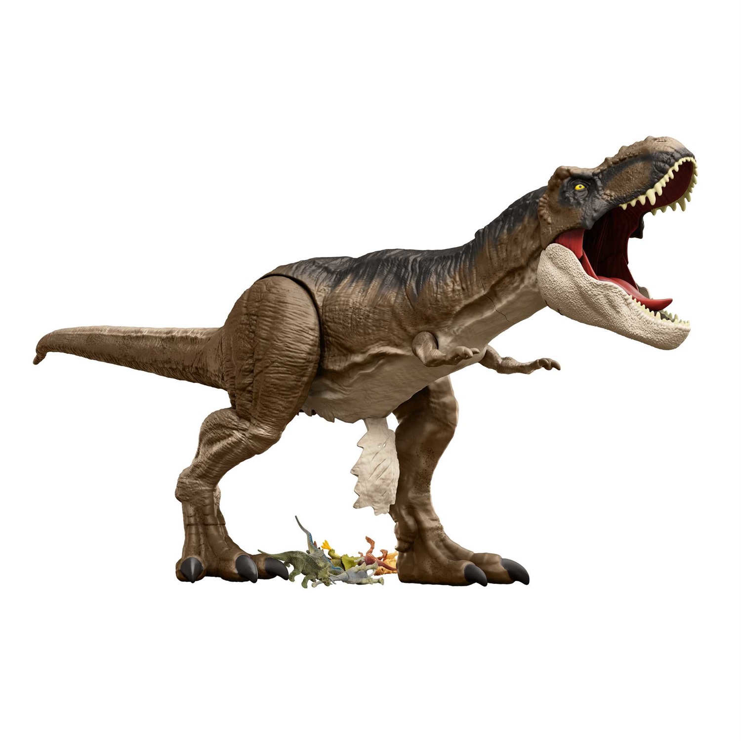 Mattel Jurassic World Super Colossal Tirannosauro Rex Snodato - Action Figure Giocattolo per Bambini 4 Anni