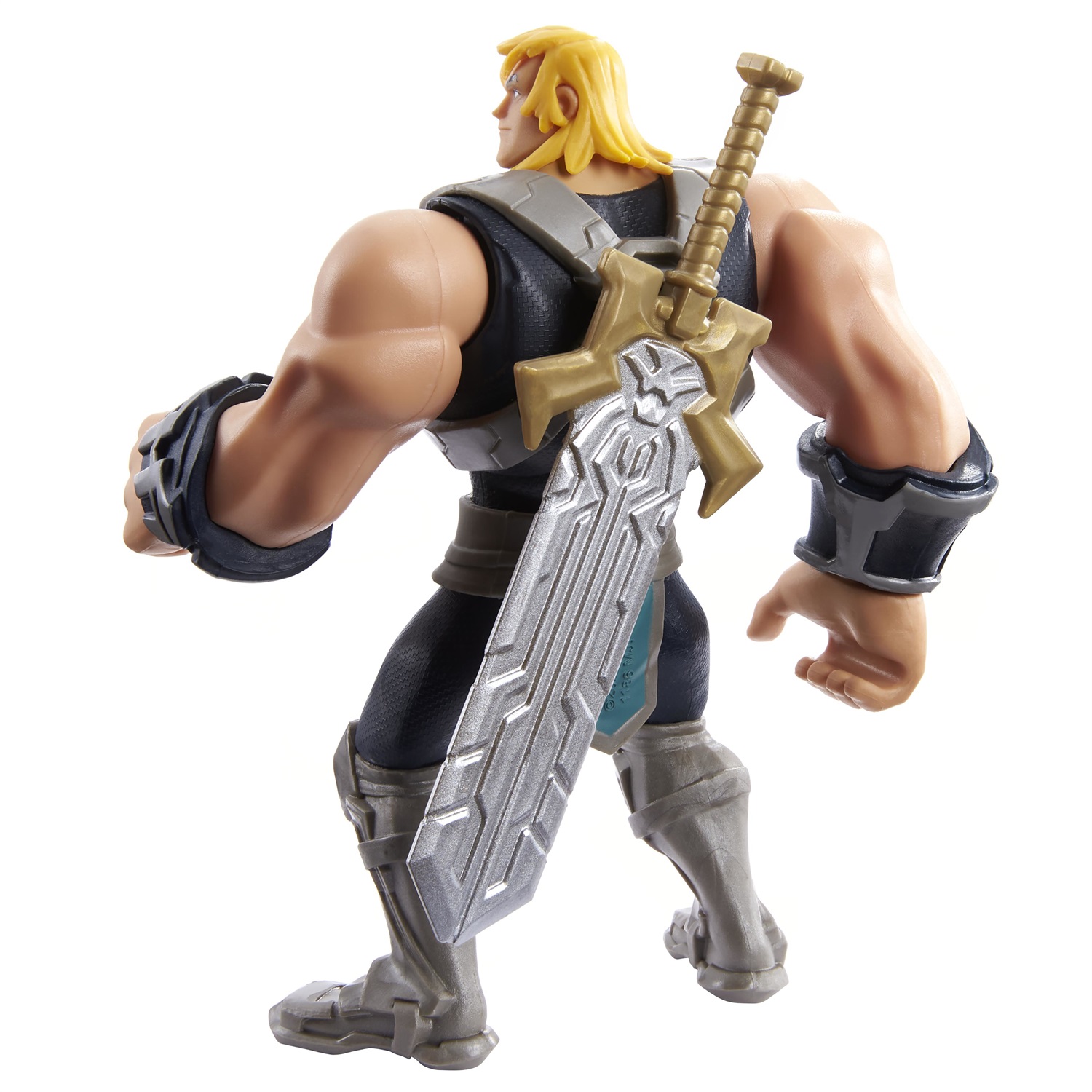 MATTEL Masters of the Universe He-Man Action Figure Snodata 14 cm con Accessorio e Funzione di Attacco a Molla